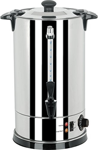 YATO Profi Glühweinkessel 16 Liter 2600 Watt Edelstahl Glühweinkocher Glühweinautomat Heißgetränkeautomat Heiwasserkessel Wasserkocher Glühweintopf
