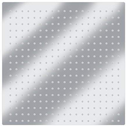 Pommeau de douche en acier inoxydable - 50 x 50 cm - Argenté