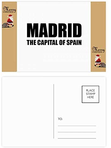 Madrid, die Hauptstadt, Santa Claus, Geschenkkarte, 20 Stück