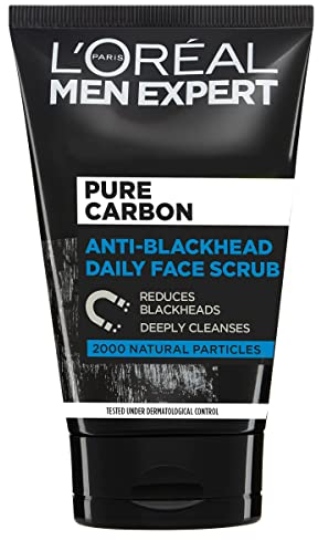 L'Oreal Paris Men Expert Anti-Mitesser-Peeling, tägliches Gesichtspeeling, 100 ml