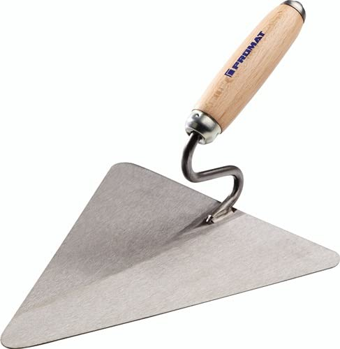PROMAT Berliner Maurerkelle L240xB213mm m. Buchenholzheft, S-Hals STA PROMAT, L240xB213mm, mit Buchenholzheft, S-Hals
