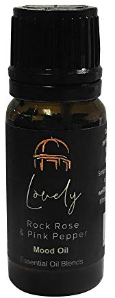 The Harrogate Candle Company Rock Rose & Pink Pepper Essential Oil Blend | 10ml Aromatherapy Oil for Diffusers & Burners | Floral & Uplifting Home Fragrance | Natural Mood Enhancer