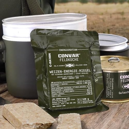 CONVAR Feldküche Weizen-Energie-Riegel - mit Vitaminen angereichert (120g)