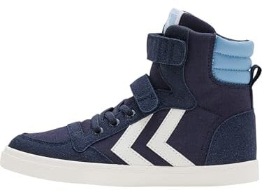Hummel Unisex Kinder Slimmer Stadil High Jr Sneaker, Iris Nero, 28 EU