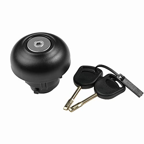 YAOPEI Locking Fuel Tank Filler Cap for Ford Transit MK7 9C119K163AA | Petrol Gas Cover with 2 Keys 1715043 for Ford Transit VII 2006-2014