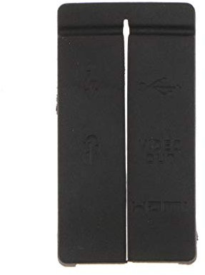 Sourcingmap Cache de porte en caoutchouc pour appareil photo Canon 50D Noir