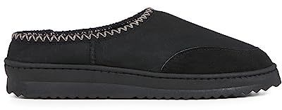 EMU Australia - Platinum Outback Scuff Womens Slipper, Black, 6