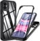 OWKEY for iPhone 11 Case 6.1 inch, 360 Degree Full Body Protective iPhone 11 Cases with Built-in Screen Protector Heavy Duty Protection Shockproof Cover for Women Girls (Black)