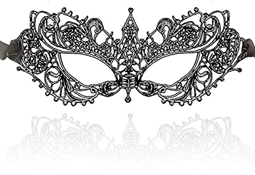 Lady of Luck Spitzenmaske Damen Venezianische Maske Ball Masken Augenmaske Maskenball Maske
