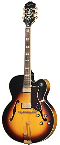 Epiphone Broadway Vintage Sunburst - Halbakustik Gitarre