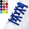Cordones Elasticos Sin Atar - Cordones Ajustables Resistentes con Cierres Magneticos - Aptos en Zapatos y Zapatillas - Para Niños y Adultos (Azul)