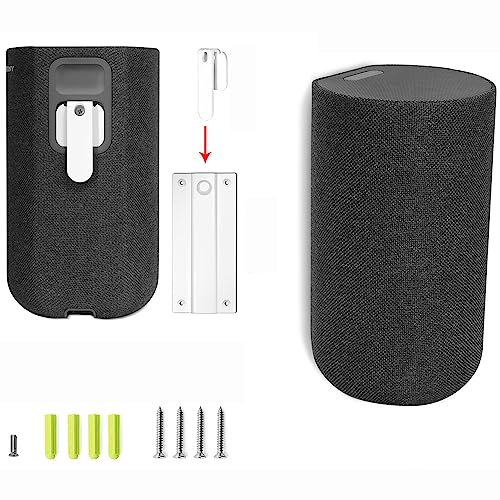 Aokicase Compatible with Sony/SA-RS5 Speaker Holder Wall Mount Sony/SA-RS5 Speaker Stand Bracket Accessories, Speaker Accessories Rack, Bracket for Home Speaker Systems (White) 2 Pieces