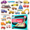 SPARK & WOW Holzmagnete – Transport – 20 Stück – Magnete für Kinder ab 2 Jahren – niedliche Transportmagnete für Kühlschränke, Whiteboards und mehr