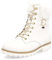 Remonte Damen D8481 Stiefeletten, Weiß, 44 EU