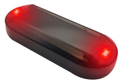 Ruwshuuk Auto Alarm Licht | Gefälschte LED Blinkende Auto Alarmanlage Solar Power - Auto Sicherheitsprodukte, Wasserdicht Auto Alarm für die meisten Autos, Motorrad, Fahrzeug