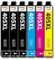 405XL Kompatible Tintenpatronen Druckerpatronen 6er Pack für Epson Workforce Pro WF-3820 WF-3825 WF-4820 WF-4825 WF-4830 WF-7830 WF-7835 WF-7840, Zubehör für Drucker (3pcs schwarz, 1pc pro Farbe)
