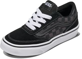 Vans Unisex Kinder Brooklyn Ls Sneaker, Checkerboard Black/Asphalt, 34.5 EU
