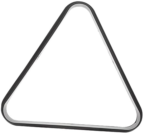 CORHAD Kleiner Billardkugelhalter Aus Kunststoff Stoßfestes Dreiecksgestell Für 32mm Kugeln Leichter Billardständer Für Kinder Und Haustisch