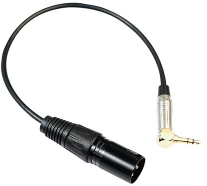 GREENADSCAPE Zu XLR Adapter Kabel 03 Meter Winkelstecker Male Zu Female Audiokabel Für Mikrofone Mobile Geräte HiFi Systeme Lautsprecher Und Heimkino Anwendungen