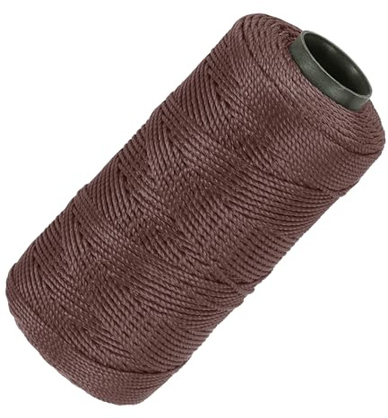 QUARKZMAN Filo di nylon, 3 fili, filo da muratore intrecciato, 1,5 mm x 218 yards, filo di nylon per progetti fai da te, giardinaggio, confezioni regalo, accessori per feste di Natale, caffè