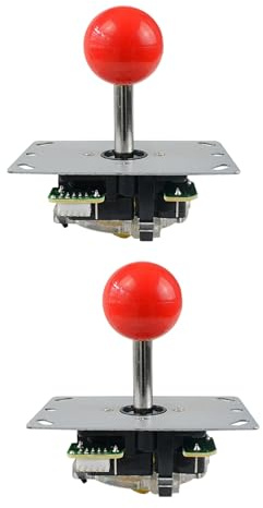 Juego de joysticks dobles con mango largo sensible, palanca de mando ajustable para un par de juegos