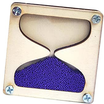 Holz-Sanduhr Montessori Busy Board Zubehör Grundfertigkeiten Lernaktivitäten Lehrrequisiten für Kleinkinder Vorschule Jungen Mädchen Violett