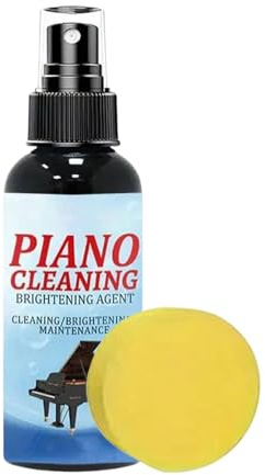 Klavier-Tastenreiniger Spray 100 ml Fingerabdruck-Fleckenentferner | Hochglanz-Piano-Key-Reiniger für Musikinstrumente, Musiker, Musikbegeisterte, Schüler, Spieler, Lernende, Bühne, Konzert