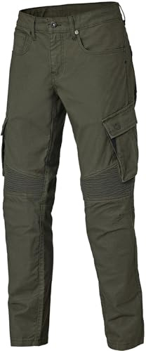 Held Creek 2 Cargo Motorrad Textilhose, militärgrün, 44/30