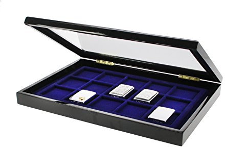 iD-Safe 5901 - Vetrina in legno per accendini Zippo
