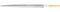 Präzisionsfeile CORINOX® L.200mm Q.14,0mm Hieb SH0 dreikant