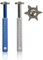 HIFROM Rillenschärfer mit 6 Köpfen – Golfschläger-Rillenschärfer, Nachrillwerkzeug und Reiniger, Ersatz für alle Eisen, Pitching Sand Lob Gap und Approach Wedges und Utility Clubs (blau + Silber)