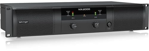 Behringer NX3000 Ultraleichter 3000-Watt-Class-D-Leistungsverstärker mit SmartSense-Lautsprecherimpedanzkompensation