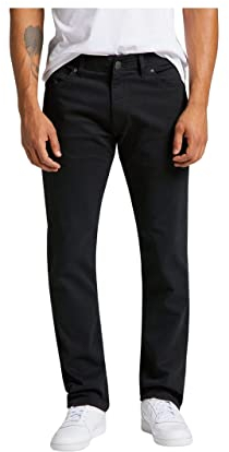 Lee Herren Straight Fit Xm Jeans, Schwarz, 36W / 34L EU