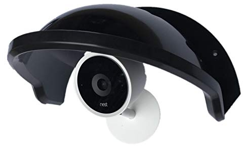 Universal Sunshade Rainshade Camera Cover Shield for Outdoor Nest/Nest IQ Camera - Black