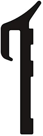 Fensterbankdichtung Anschlussprofil für Aluminium Fensterbank SD-4000 Weiß 5 Meter