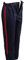 ClSSTEV Herren Cosplay Kostüm rot gestreifte Hose Halloween Cosplay Hose, Only Pants, X-Large