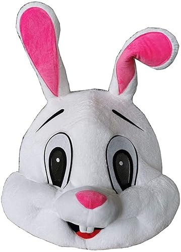 MatGui Osterhase Party Kostüm Plüsch Käfer Häschen Kostüm Tierkopf Maske Halloween Hasenkopf Maskottchen Kostüm