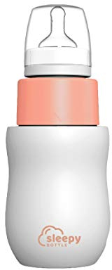 SLEEPY BOTTLE Tragbarer Babyflaschenzubereiter. Erwärmt Wasser 37°C. Einfache Babyflaschen Zubereitung. TWIST & SHAKE und Wasser vermischt mit Milchpulver. Baby Nachtfütterung. Baby unterwegs füttern.