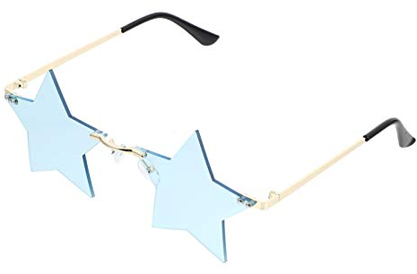 TOYANDONA Sternförmige Lustige Gläser UV Schutz Brillen Neuheit Photobooth Requisiten Brillen Mode für Frauen Männer
