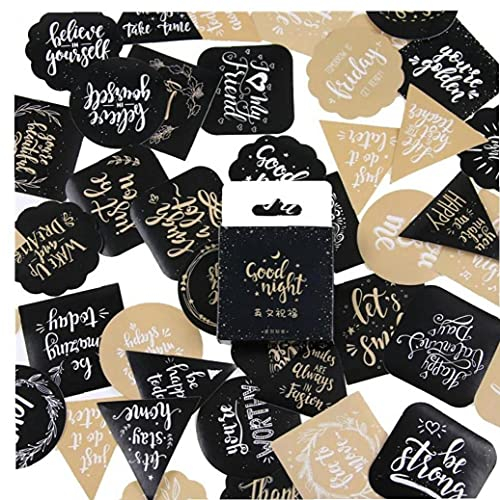 Onsinic 45 Pc/Pack Nette Englische Segen Dekorative Aufkleber Adhesive Aufkleber DIY Dekoration-fertigkeit Scrapbooking Aufkleber Geschenk Statione
