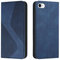 NEXCURIO Phone Wallet Case Compatible with Apple iPhone SE 2022 5G / iPhone SE 2020 / iPhone 8 / iPhone 7 Wallet Case with Card Holder Kickstand Men Women Leather Flip Case Cover Shockproof - Blue