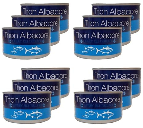 12 x Thunfisch, natürlich, Albacore – Dose 185 g