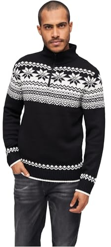 Brandit Troyer Norweger Männer Strickpullover schwarz Basics