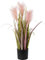 Pampasgras künstlich, Kunstgras Dekogras Hoch, 66CM Kunstpflanze Gras im Topf Wie Echt, Grasarrangement, Künstliche Pflanzen Solitärgras Ziergras Dekopflanze, Kunstgras Tischdekoration, Rosa