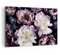 Wandbilder Dekoration Wohnzimmer Pfingstrosen Veilchen Blumen Bilder auf Leinwand 120x80cm Leinwandbild Schlafzimmer Deko Wand Kunstdruck Art Groß XXL Wanddeko Bild Wall Decor Canvas AA120x80-5076
