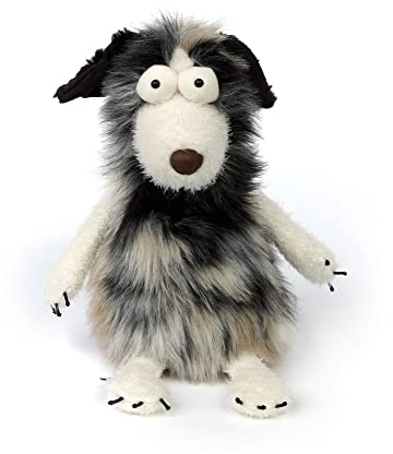 sigikid 39735 Hund Detective Disaster,BeastsTown Kuscheltier, Mädchen Jungen, Sammeln,Schenken,Spielen,Schmusen,Kinder Erwachsene, 3 bis 99 Jahre,Beige/Weiß/Schwarz/Hund,41x19x18cm