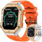 Orologio Smartwatch Uomo Fitness Watch - 2,2 Smart Watch con Cardiofrequenzimetro da Polso Pressione Sanguigna Bussola Risposta Chiamate Contapassi IP67 Impermeabile Orologi per Android iPhone