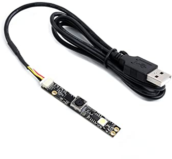 Waveshare 5 Megapixel USB Camera, OV5640 Auto-Focus, Support UVC Protocol, Compatible with Raspberry Pi/Jetson Nano/PC Windows