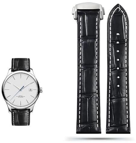 UMCNVV Echtes Lederarmband für Omega Seamaster 300 150 Speedmaster 007 AT150 Braun Herren Uhrenarmband 20mm 22mm, 22mm, Achat