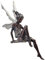 Sitzende Fee Gartendeko Figuren Gartenfiguren Für Außen Tudor Und Turek Sitzen Magische Fee Statue Harz Elfen Skulptur Mit Flügeln Gartendeko Ornament Sitzen Magische Fee Sitzende Elfen Gartenfiguren
